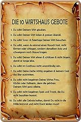 Mrdeco metall schild gebraucht kaufen  Wird an jeden Ort in Deutschland