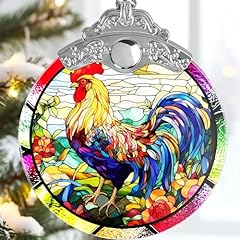Rooster christmas ornament for sale  Delivered anywhere in USA 
