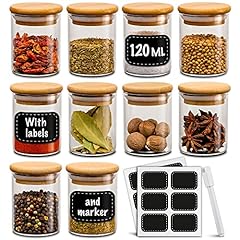 Glass spice jars for sale  Delivered anywhere in UK