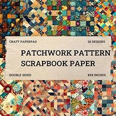 Scrapbook paper patchwork for sale  Delivered anywhere in UK