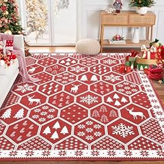 Rugsreal christmas washable for sale  Delivered anywhere in USA 