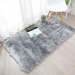 Fluffy lambskin carpet for sale  Delivered anywhere in UK