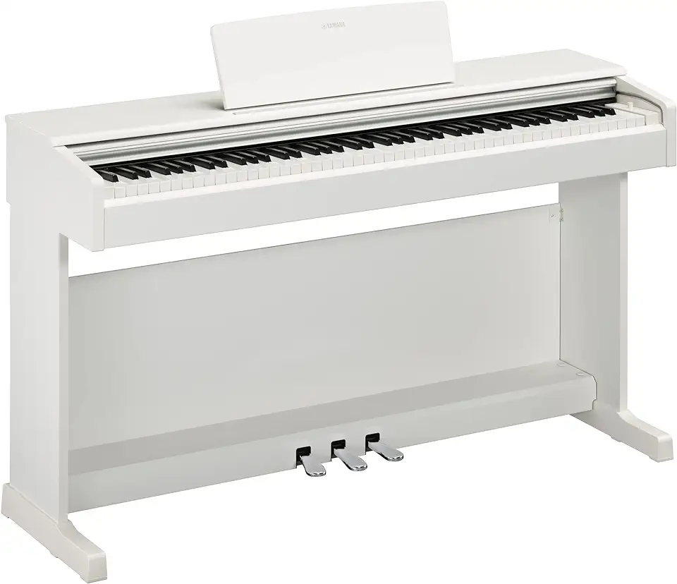 Gebruikt, Yamaha ARIUS YDP-145 Digitale piano, wit, klassieke en elegante digitale piano voor beginners en hobbyspelers tweedehands  
