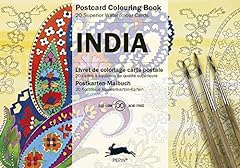 India postcard colouring for sale  Delivered anywhere in USA 