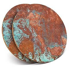 Round coasters rusty for sale  Delivered anywhere in UK