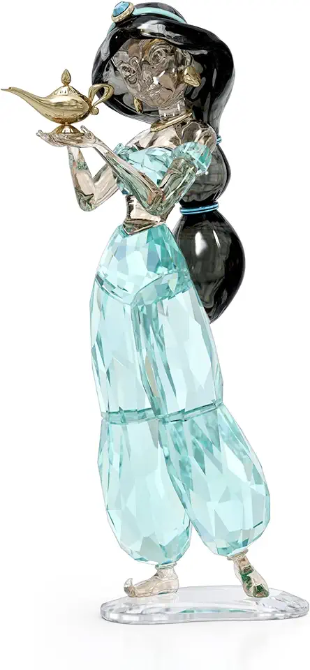 Swarovski Aladdin Princess Jasmine Ornament, Blauwe Swarovski Kristallen, uit de Swarovski Aladdin Collectie, gebruikt tweedehands  