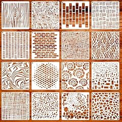 16pcs geometric stencils for sale  Delivered anywhere in USA 