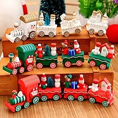 Christmas wooden train for sale  Delivered anywhere in USA 