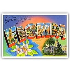 Greetings florida vintage for sale  Delivered anywhere in USA 