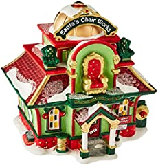 Department 56 North Pole Village Santa's Chair Works for sale  Delivered anywhere in USA 