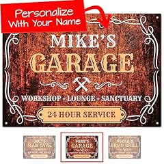 Custom garage sign for sale  Delivered anywhere in USA 