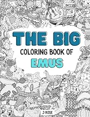 Emus big coloring for sale  Delivered anywhere in UK