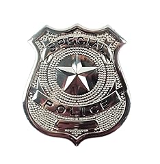 Adult silver police for sale  Delivered anywhere in UK