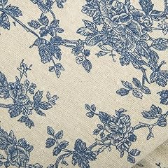 Linen fabric floral for sale  Delivered anywhere in USA 