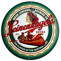 Leinenkugels fishing sign for sale  Delivered anywhere in USA 