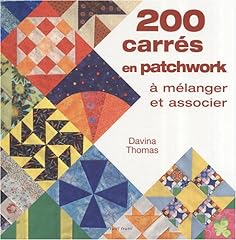 200 carrés patchwork d'occasion  Livré partout en France