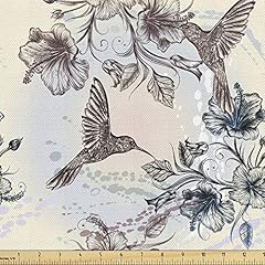 Ambesonne hummingbird fabric for sale  Delivered anywhere in USA 