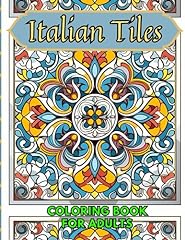 Italian tiles coloring for sale  Delivered anywhere in UK
