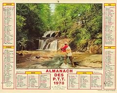Almanach ptt 1978 d'occasion  Livré partout en France
