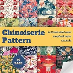 Chinoiserie pattern scrapbook for sale  Delivered anywhere in Ireland