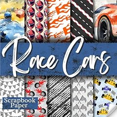 Race cars scrapbook for sale  Delivered anywhere in USA 