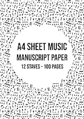 Music manuscript paper for sale  Delivered anywhere in UK