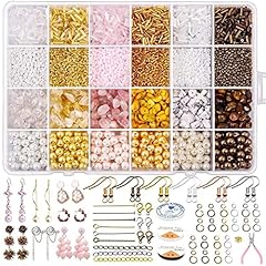 Yholin 8536PCS Earring Making Kit, 6 Colors Gemstone, used for sale  Delivered anywhere in UK