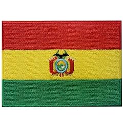 Bolivien flagge bestickter gebraucht kaufen  Wird an jeden Ort in Deutschland