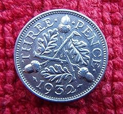 Silver threepence 1932 for sale  Delivered anywhere in UK