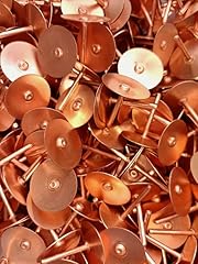 Copper disc rivets for sale  Delivered anywhere in Ireland