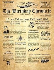The BIRTHDAY CHRONICLE "What Happened on the Month/YEAR, used for sale  Delivered anywhere in USA 