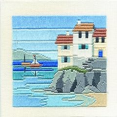 Derwentwater Designs Headland Cottages Long Stitch for sale  Delivered anywhere in UK
