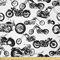 Ambesonne motorcycle fabric for sale  Delivered anywhere in USA 