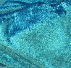 Turquoise crushed velvet for sale  Delivered anywhere in UK