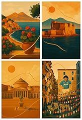 Set poster napoli usato  Spedito ovunque in Italia 