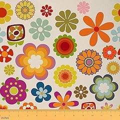 Hippie flower fabric for sale  Delivered anywhere in USA 