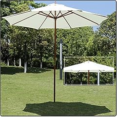 Parasol 2.7m wooden for sale  Delivered anywhere in UK