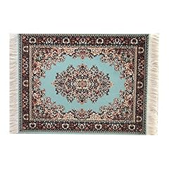 Turquoise dollhouse rug for sale  Delivered anywhere in USA 