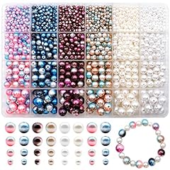 Glass pearl beads for sale  Delivered anywhere in UK