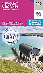 Newquay bodmin map for sale  Delivered anywhere in UK