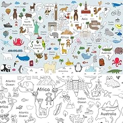 Painting paper map for sale  Delivered anywhere in UK
