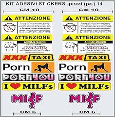 Kit adesivi stickers usato  Spedito ovunque in Italia 