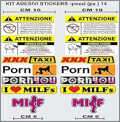 Kit adesivi stickers usato  Spedito ovunque in Italia 