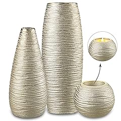 Gold vases home for sale  Delivered anywhere in USA 