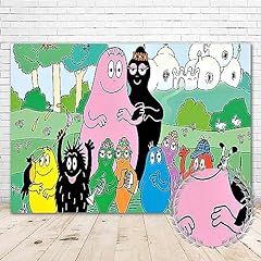 Barbapapa backdrop birthday for sale  Delivered anywhere in USA 