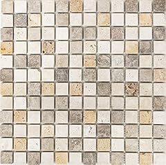Piastrella mosaico travertino usato  Spedito ovunque in Italia 