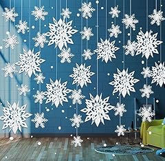 24pcs snowflake christmas for sale  Delivered anywhere in USA 