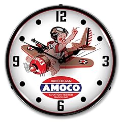 Amoco avaition backlit for sale  Delivered anywhere in USA 