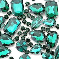 Emerald sew rhinestones for sale  Delivered anywhere in USA 