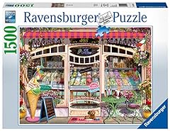 Ravensburger Puzzle 1500 pezzi, Gelateria, Shop, Illustrazione, Puzzles per Adulti, Dimensioni Puzzle: 80x60 cm, Relax, Stampa di alta qualità usato  Spedito ovunque in Italia 